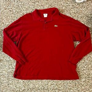 Lacoste Men's Bold Red Polo Shirt